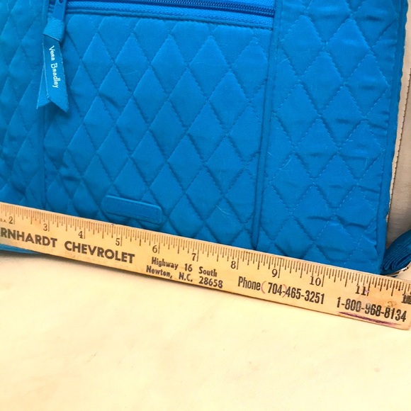 NWOT VERA BRADLEY BLUE QUILTED CROSSBODY PURSE WITH MATCHING WALLET - Picture 11 of 11